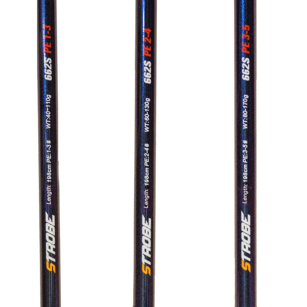 Ryuji Strobe 1.98m 60-130gr 2P Jig Olta Kamışı