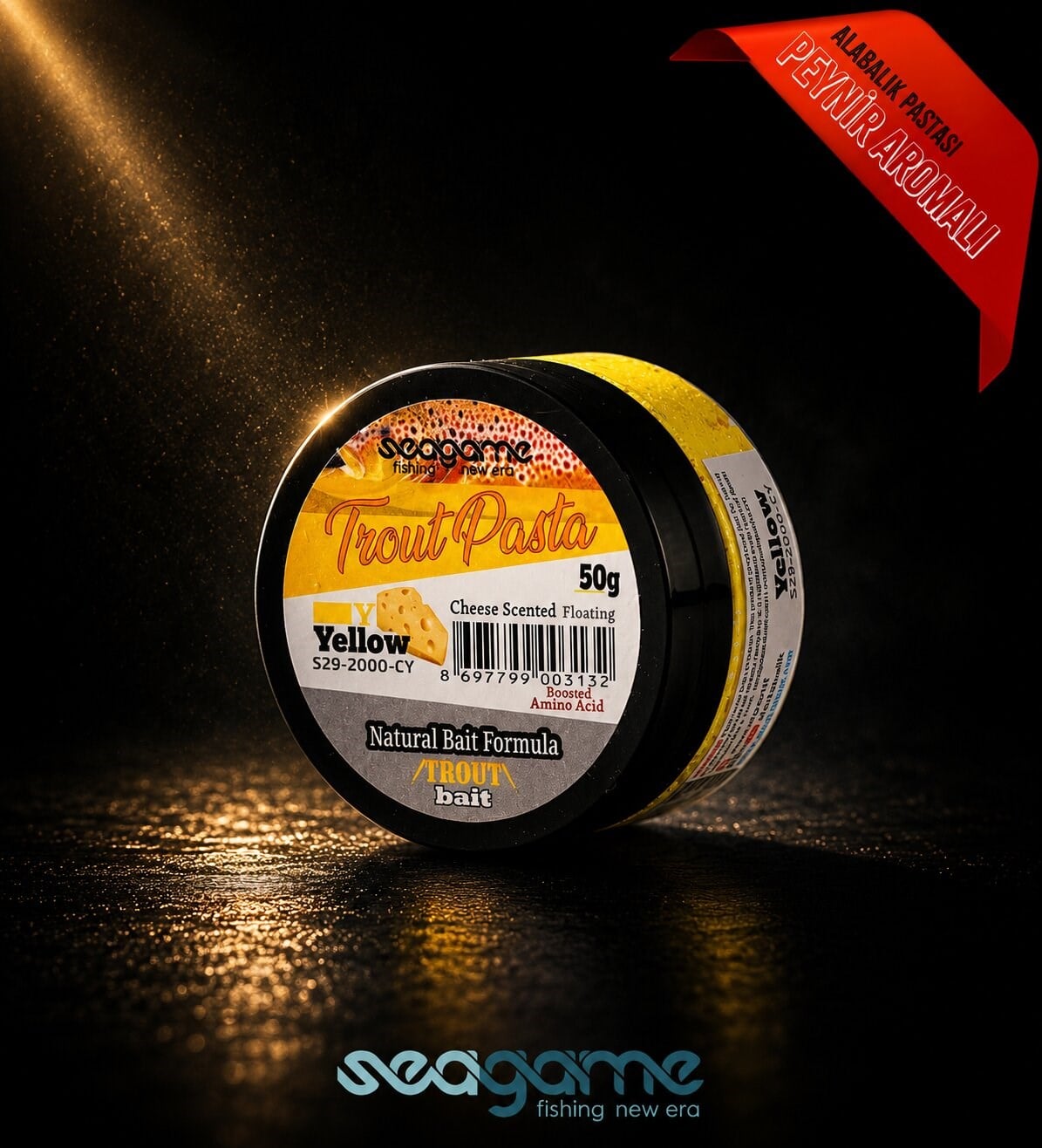 SEAGAME TROUT PASTA ALABALIK HAMURU PEYNİR SARI 50G