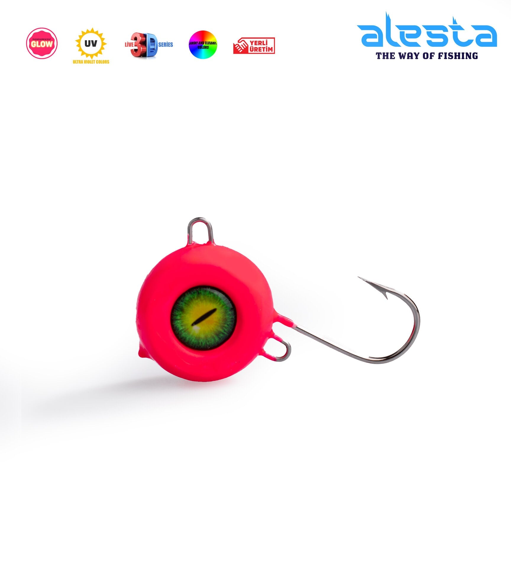 TENYA JIGHEAD 250G X6049 PEMBE GLOW