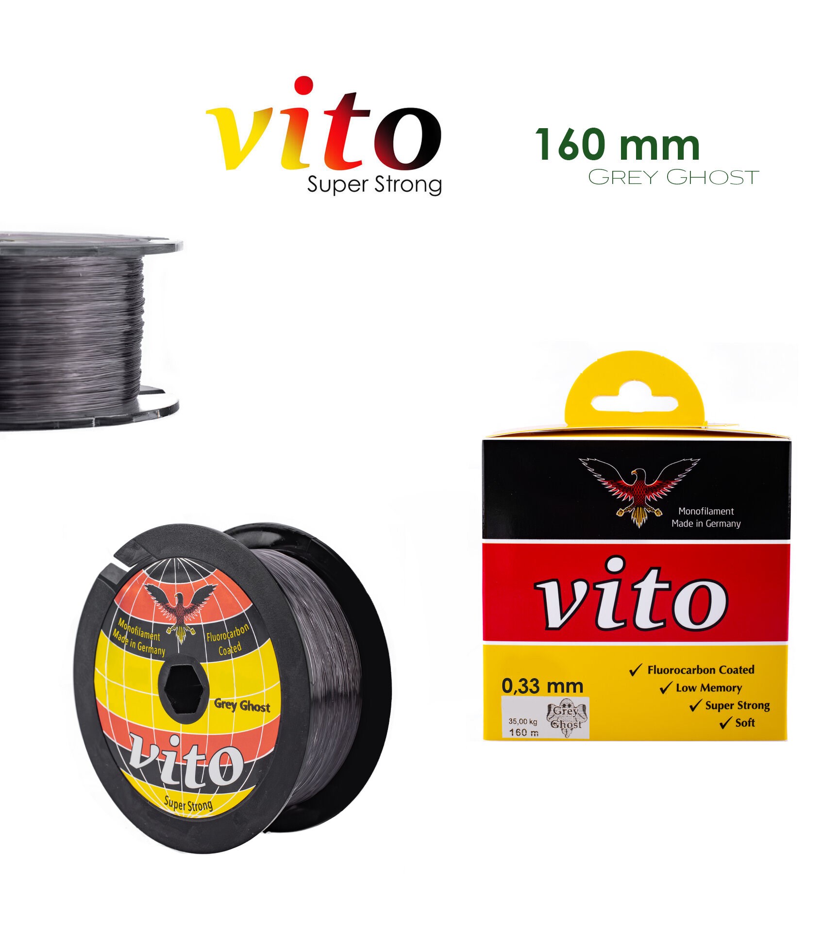 VİTO 0,33 160M MİSİNA GRİ
