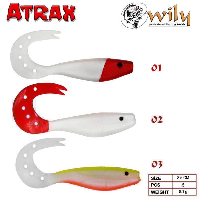 Wily Atrax Turna Silikon 8.5 cm