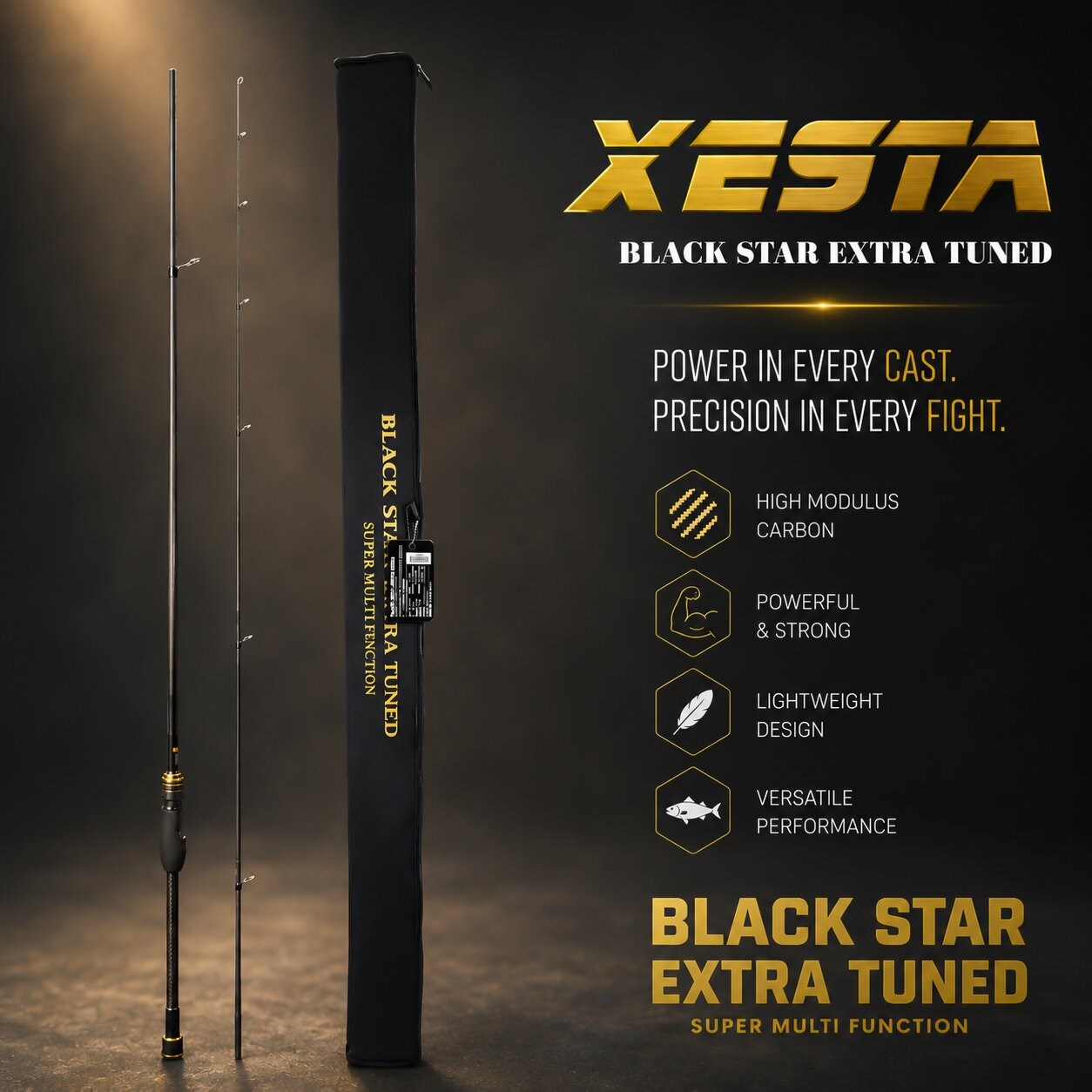 XESTA BLACK STAR EXTRA TUNED S82MHX-S KAMIŞ 2.50M 1-28G 2P