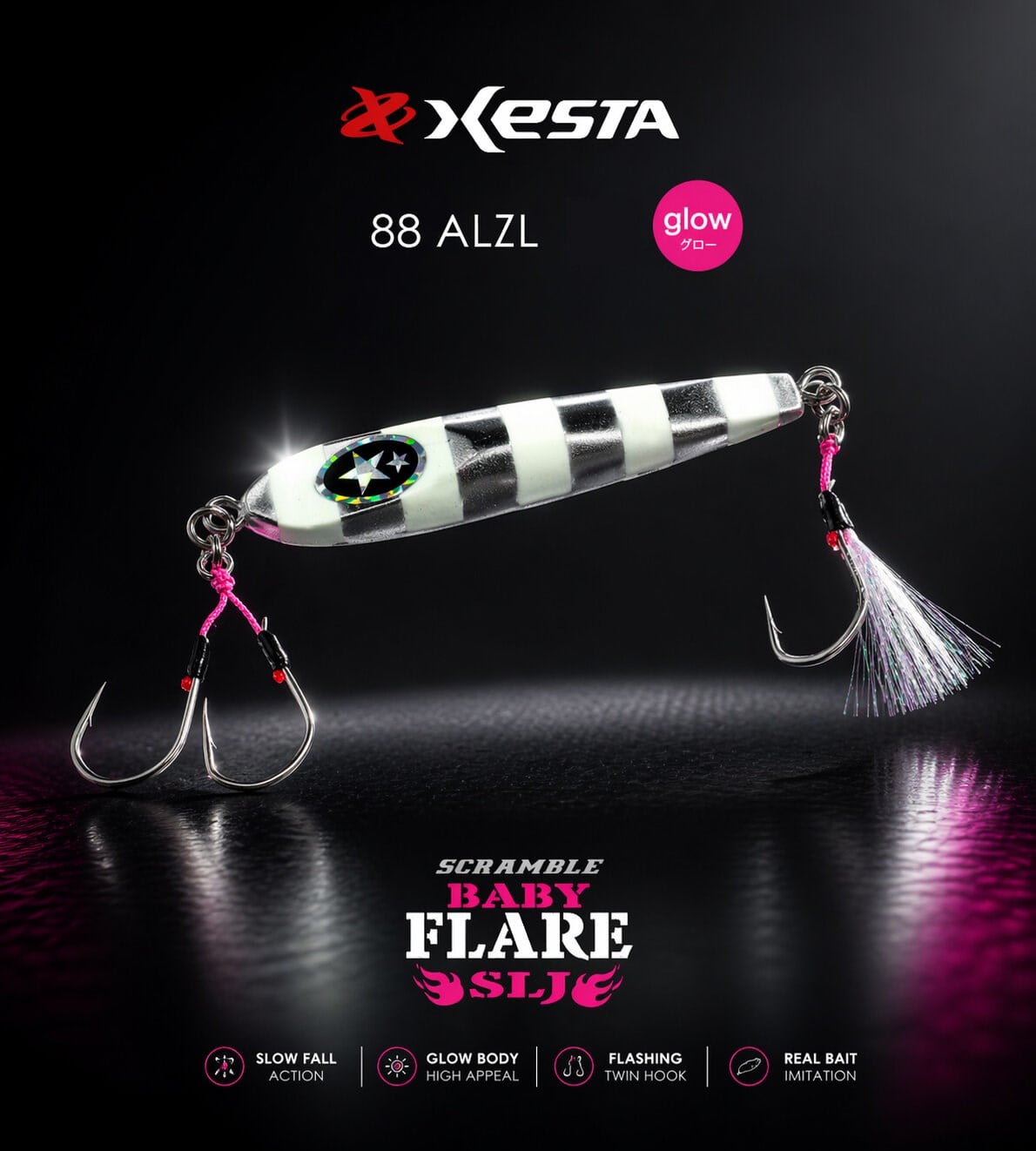 XESTA SCRAMBLE BABY FLARE SLJ 40G JIG ALZL