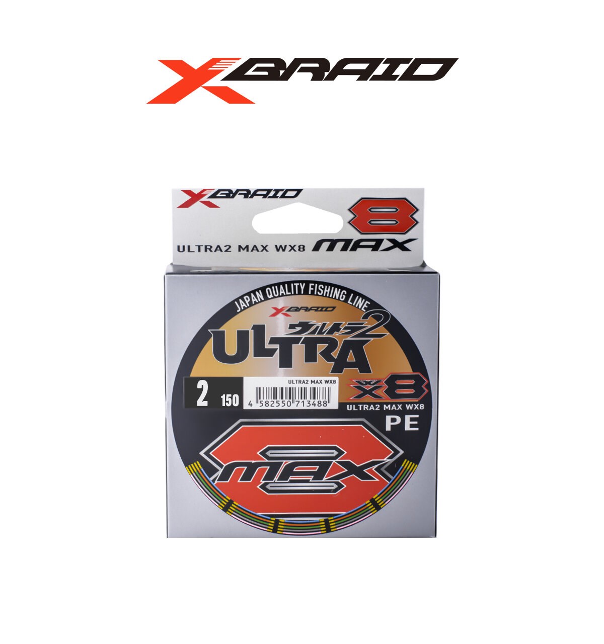YGK X047 ULTRA 2 MAX PE WX8 150M 15.5KG 0.23 MULTICOLOR