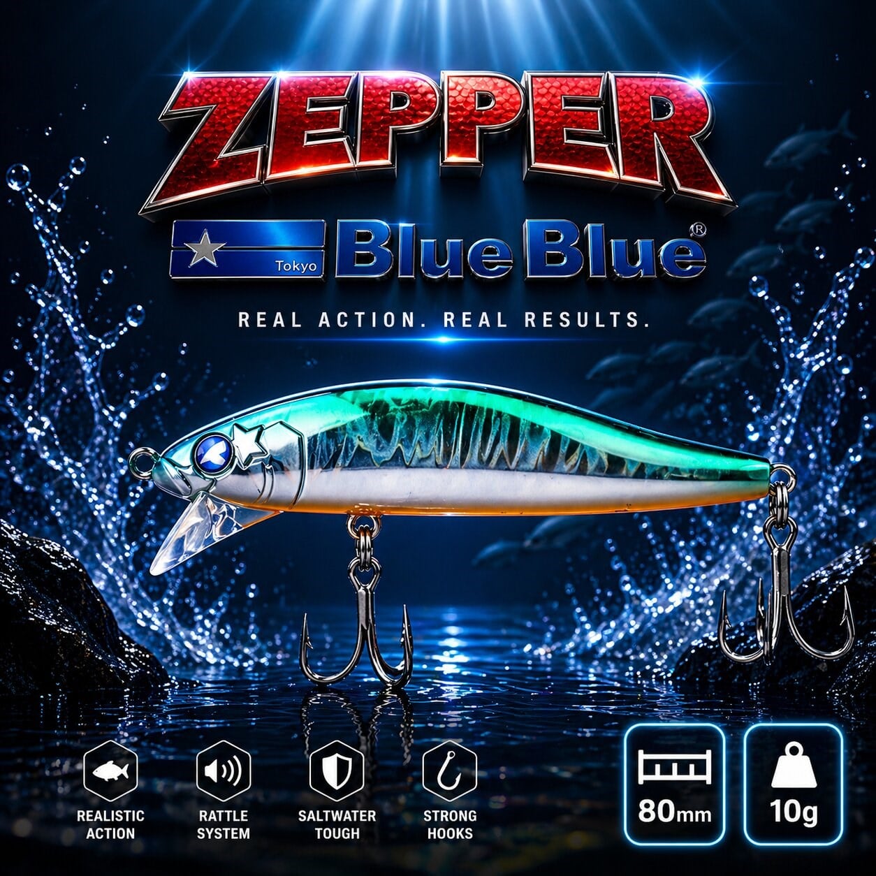 ZEPPER 80 SINKING 10G #05