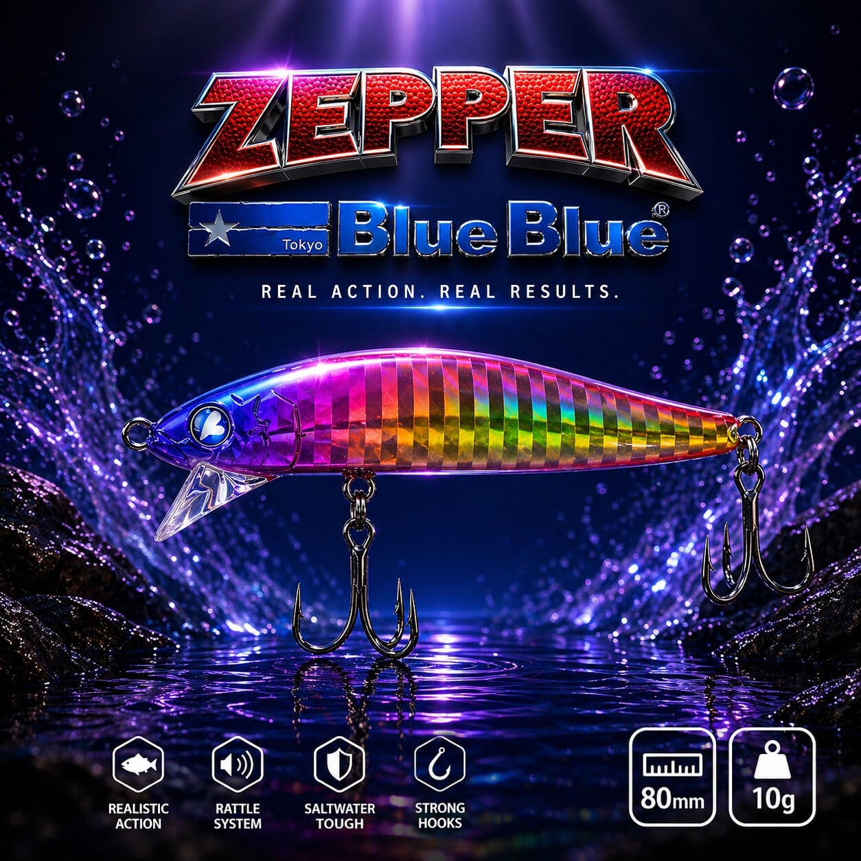 ZEPPER 80 SINKING 10G #38
