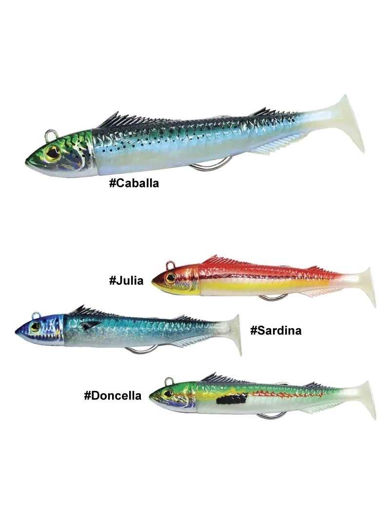 JLC Real Fish Combo 20gr Kafa 100mm Vücut 2li Silikon Yem