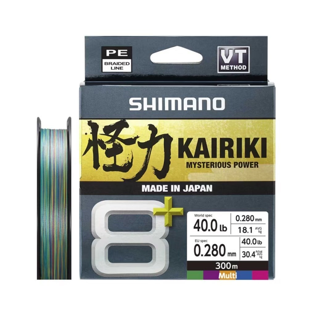 Shimano Kairiki 8+ 300 M Multicolor Örgü İp Misina