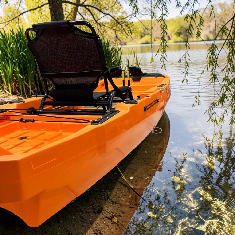 Shufa Balıkçı Kanosu Turuncu Tek Kişilik Motor Takılabilir