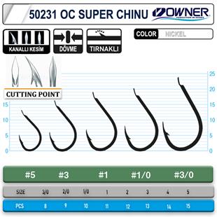 Owner 50231 Cut Super Chinu White İğne