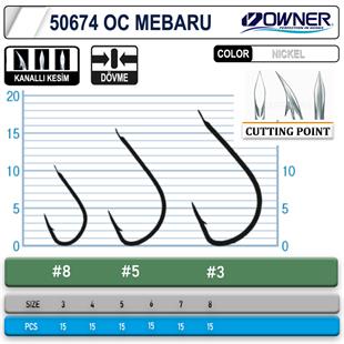 Owner 50674 Cut Mebaru White İğne