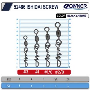 Owner 52486 Shidai Screw Klipsli Fırdöndü
