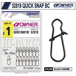 Owner 52818 Quick Snap Rapala Klipsi