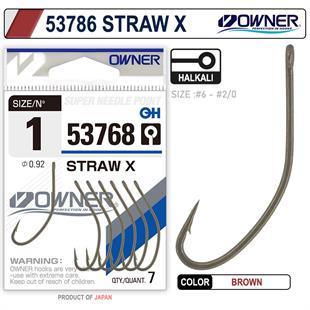 Owner 53768 Straw X Brown İğne