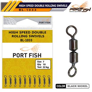 Portfish BL-1033 High Speed Double Rolling Swivels
