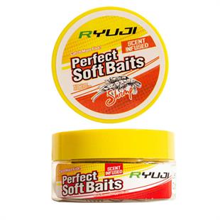 Ryuji Perfect Bait LT Karides Kokulu Silikon Yem (10 Adet)