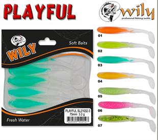 Wily Playful Silikon Yem 7.5 cm 3.2 gr