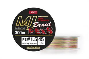 Hart MJ Braid 8x Multicolor Japan Jigging İp Misina