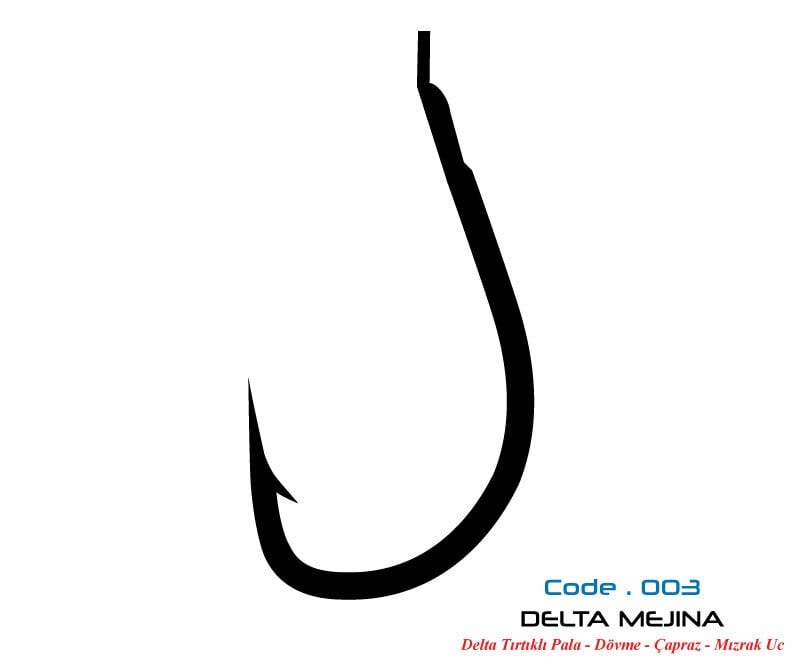 0031 DELTA MEJINA #4 BLACK NIKEL 8P