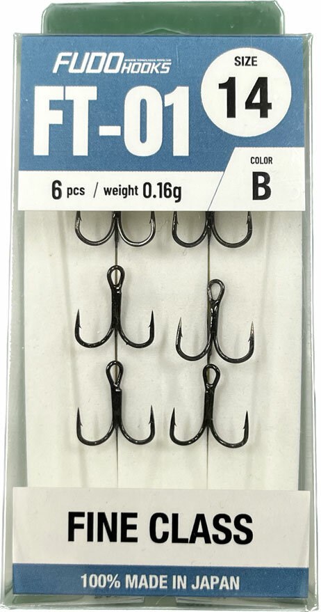 2231 FUDO TREBLE FINE CLASS #6 BLACK NIKEL 7P