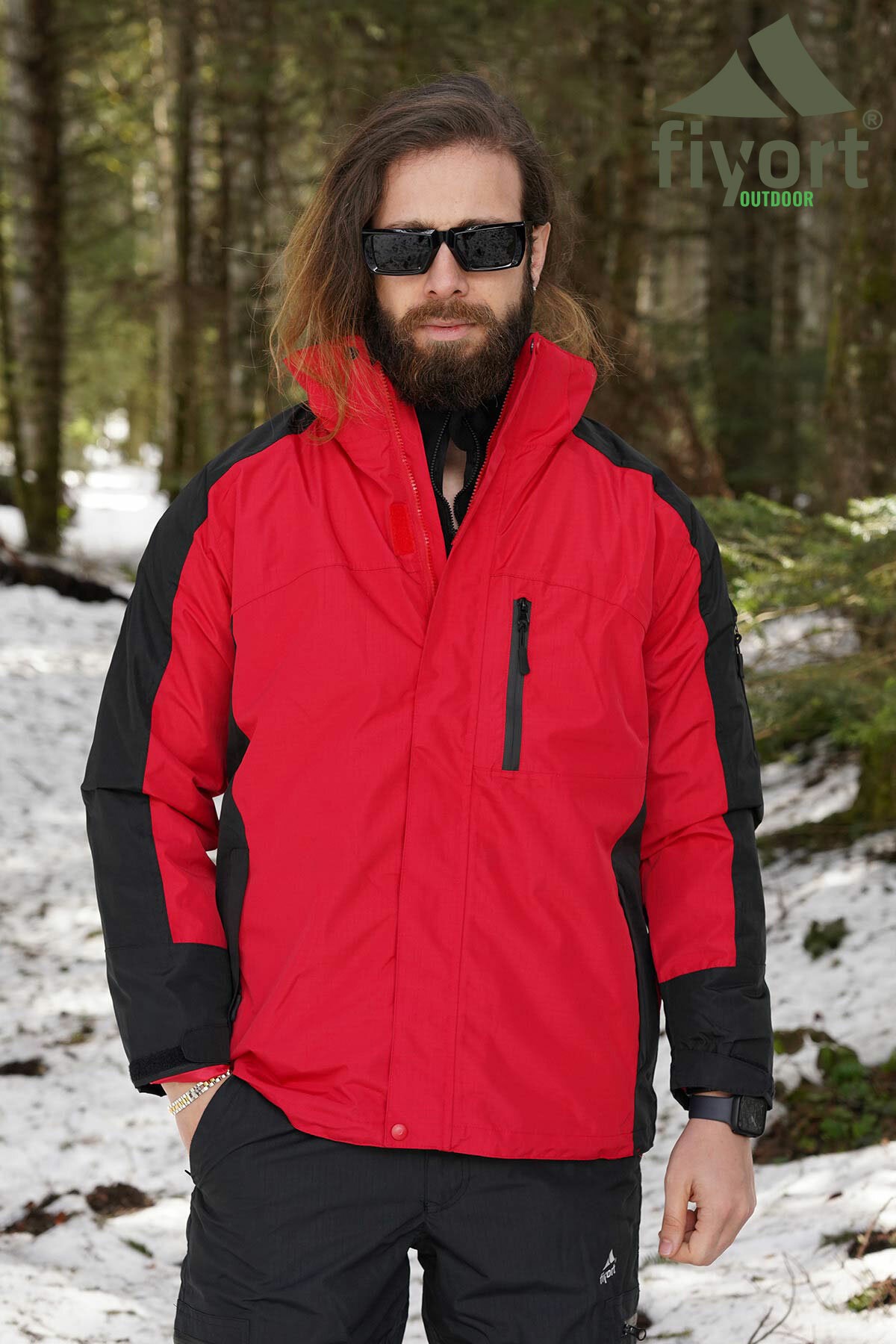 3IN1 SOGNE MONT KIRMIZI #3XL