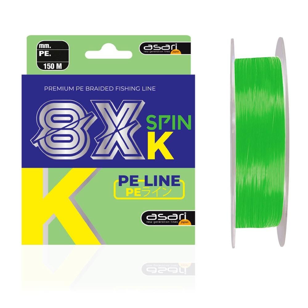 Asari 8X-K 150m Fluo Green İp Misina