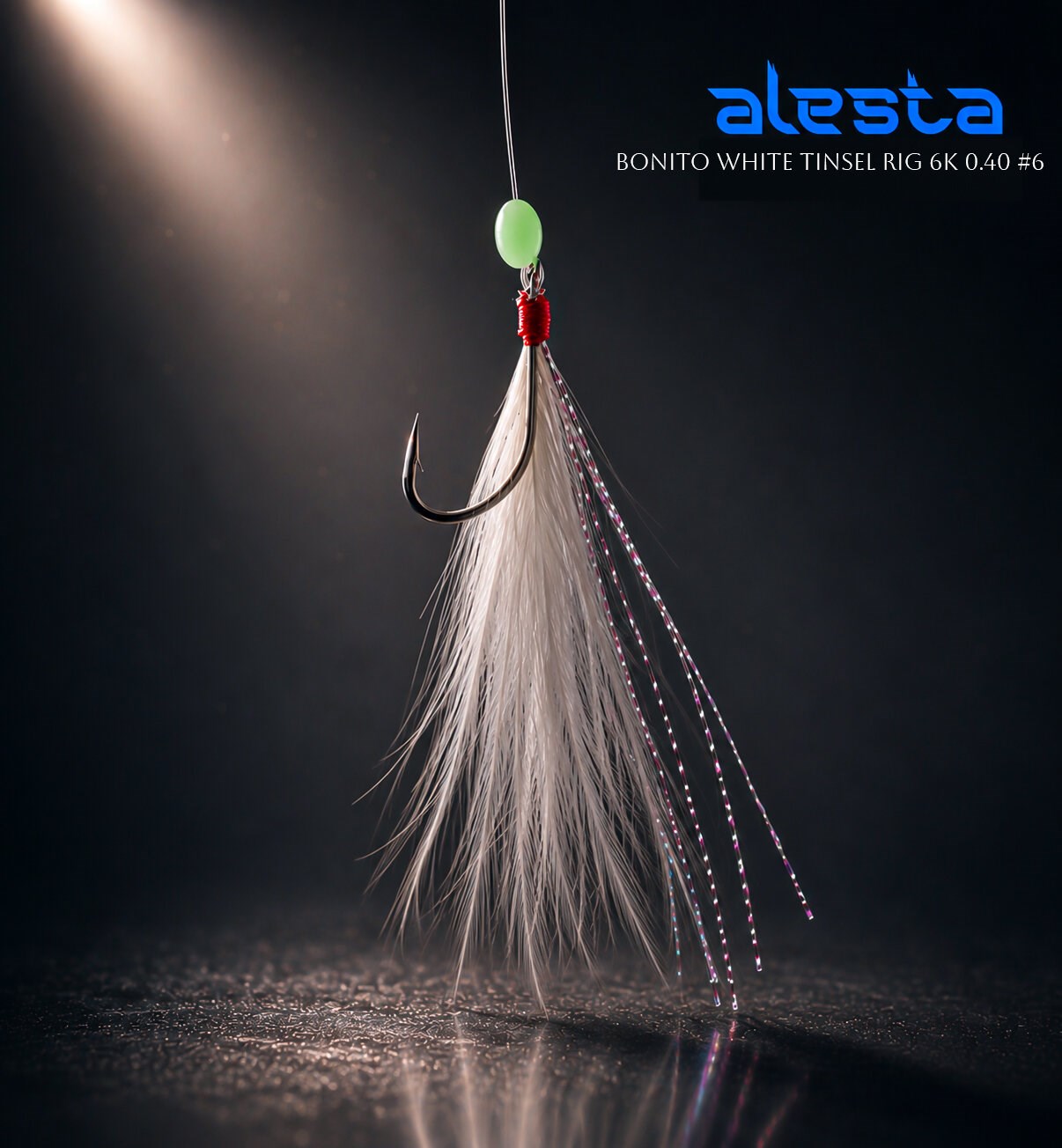 BONITO WHITE TINSEL RIG X0270 6K 0.40 #6