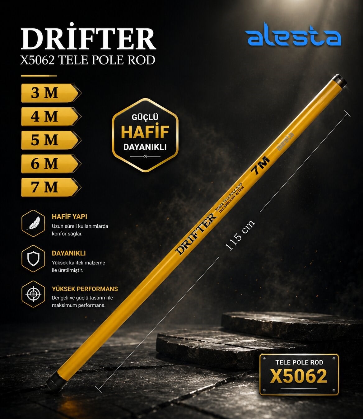 DRIFTER X5062 BİLEZİKLİ GÖL KAMIŞI 500