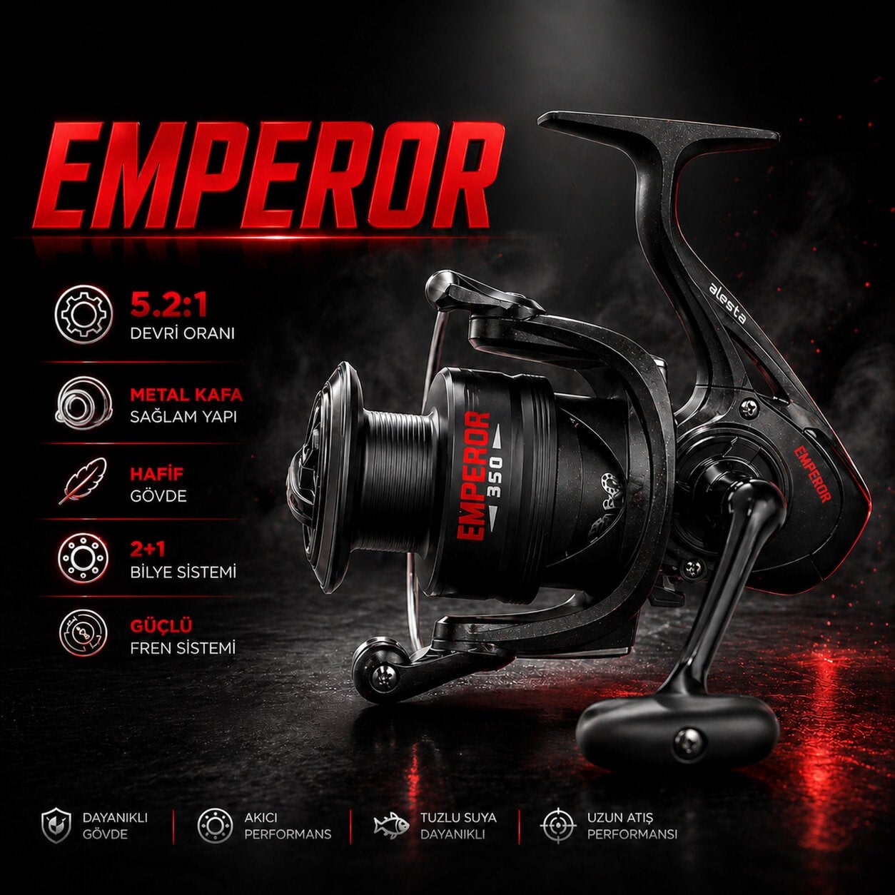 EMPEROR FD-320 METAL KAFA 2+1