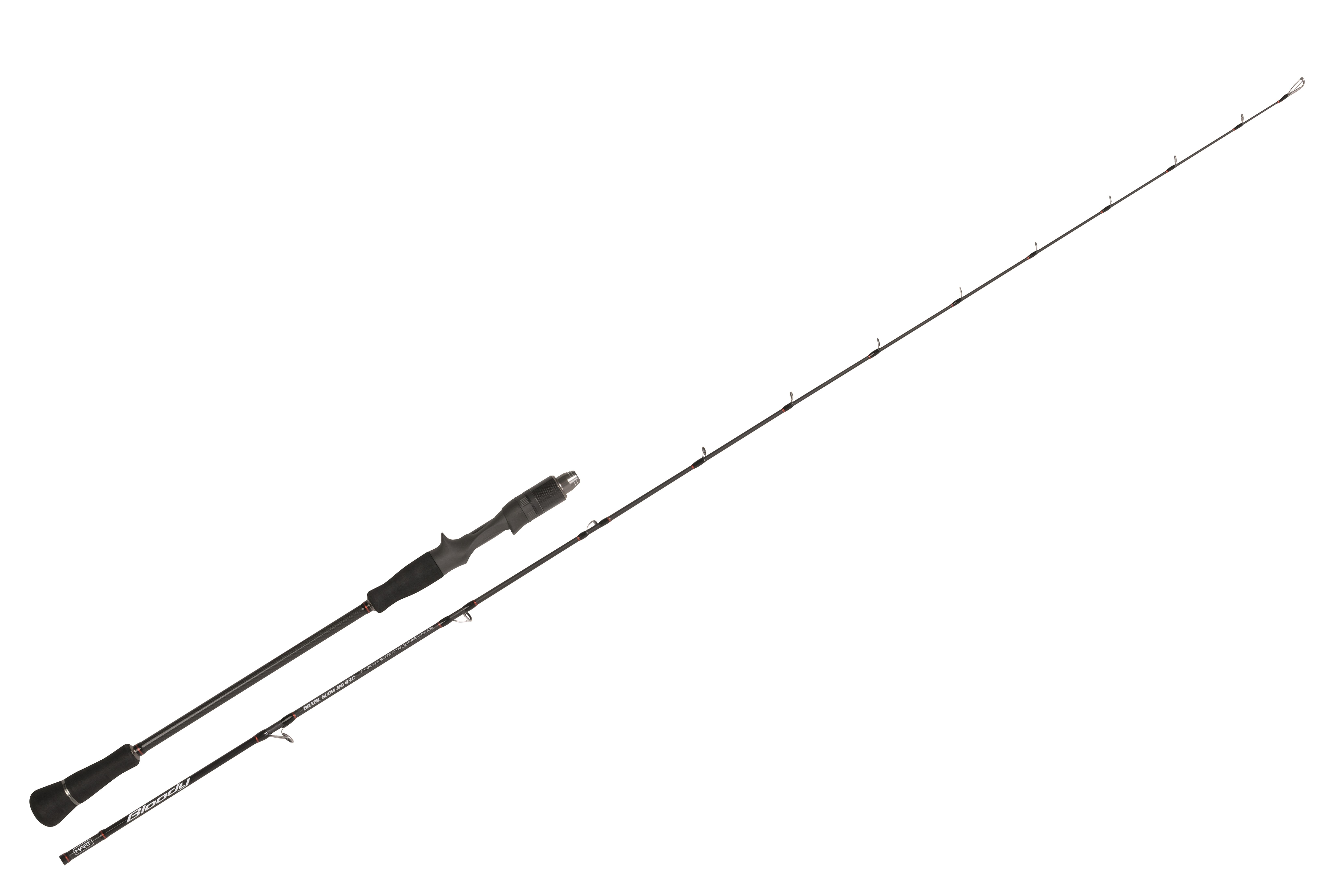 Hart Bloody Brazil Spiral Slow Jig Kamışı 1.90m PE1-3 30/180g 2 Parça Tetikli 