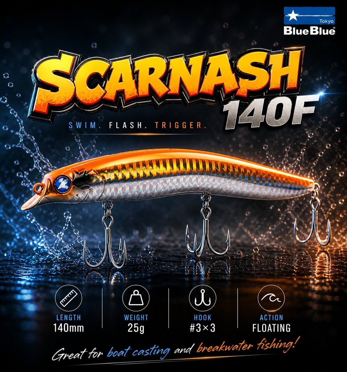 SCARNASH 140 FLOATING 25G #09