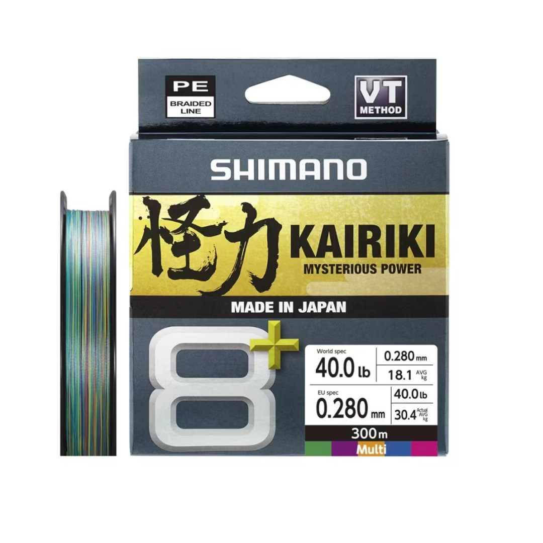 Shimano Kairiki 8+ 300 M Multicolor Örgü İp Misina