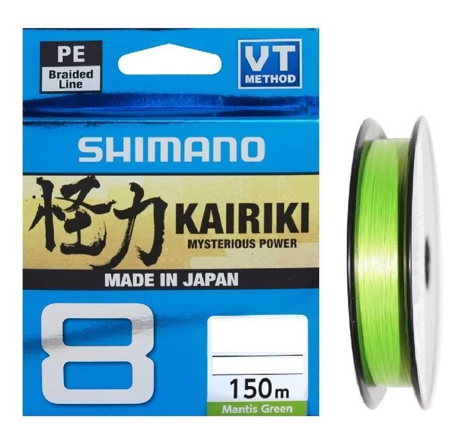 Shimano Kairiki 8X 150 M Mantis Green Örgü İp Misina