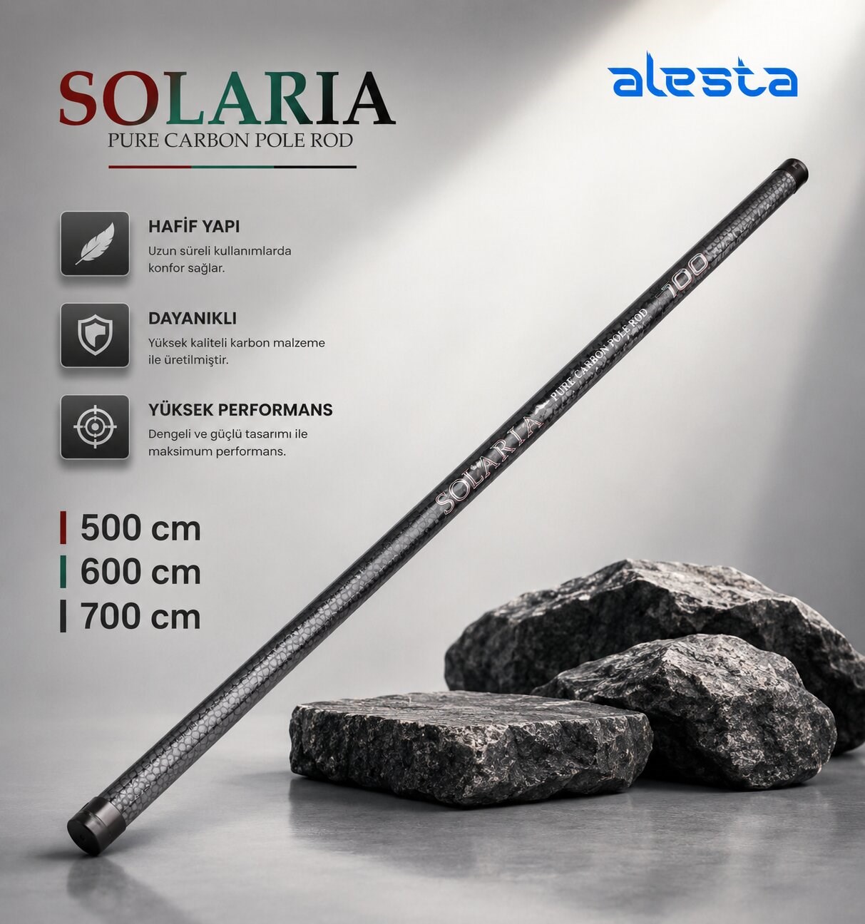 SOLARIA X5021 HI-KARBON GÖL KAMIŞI 500