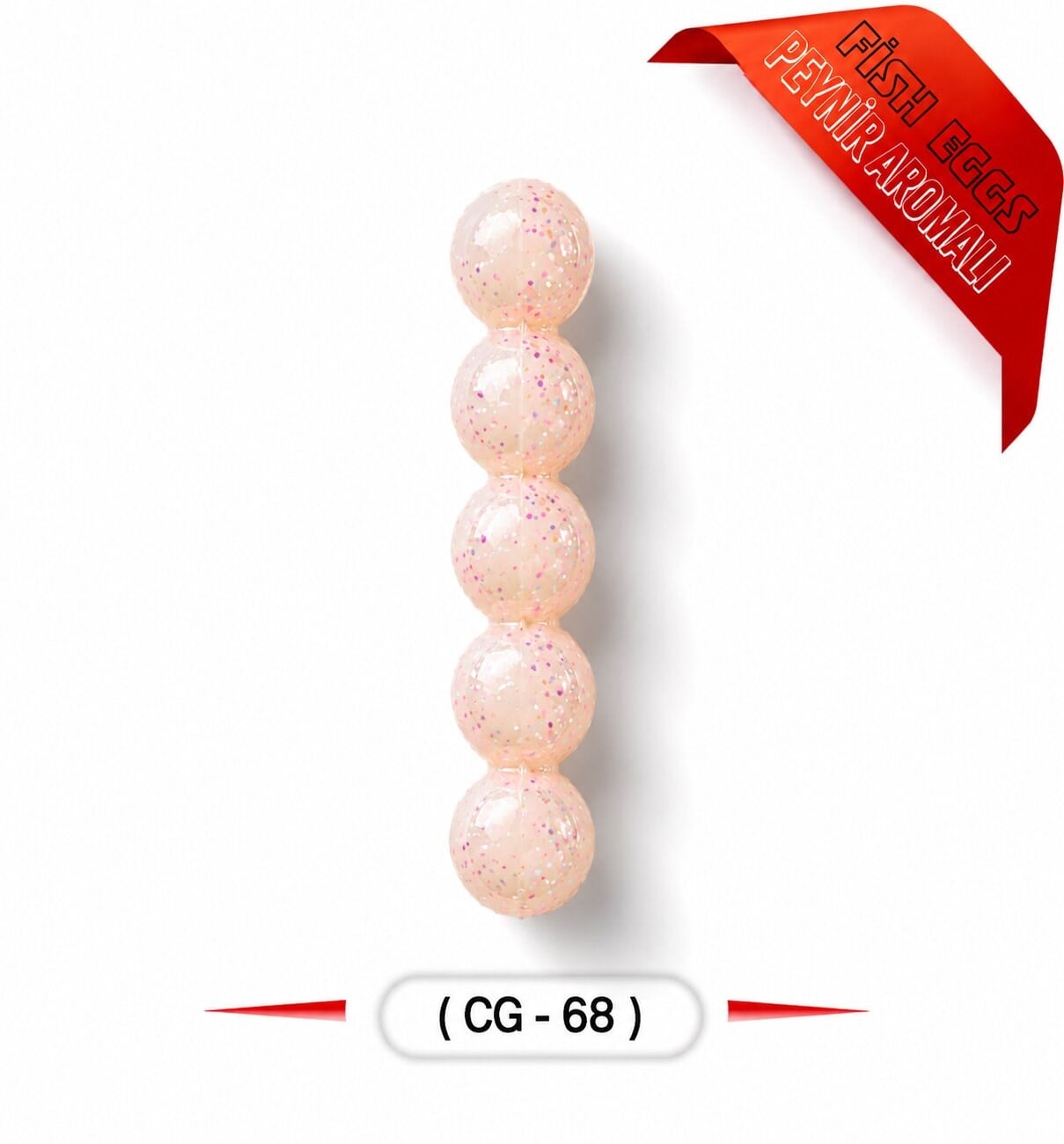 SPIINX FISH EGGS 10MM 25P CHEDDAR CANDY GLITTER 68