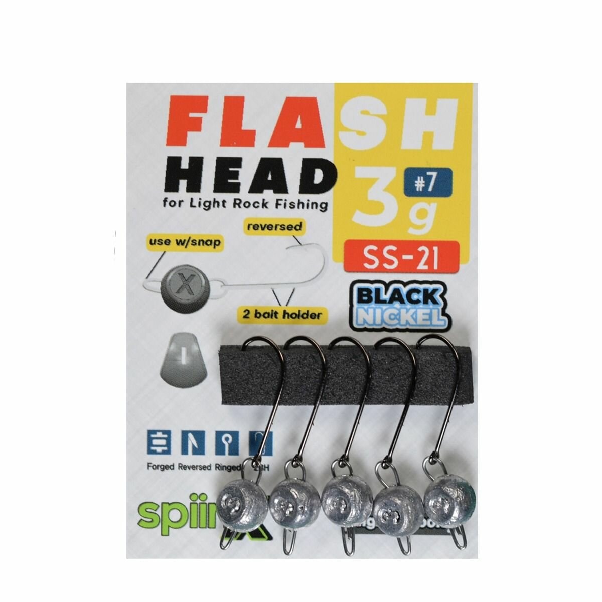 SPIINX FLASH HEAD JIGHEAD HAM 4G #4 5P
