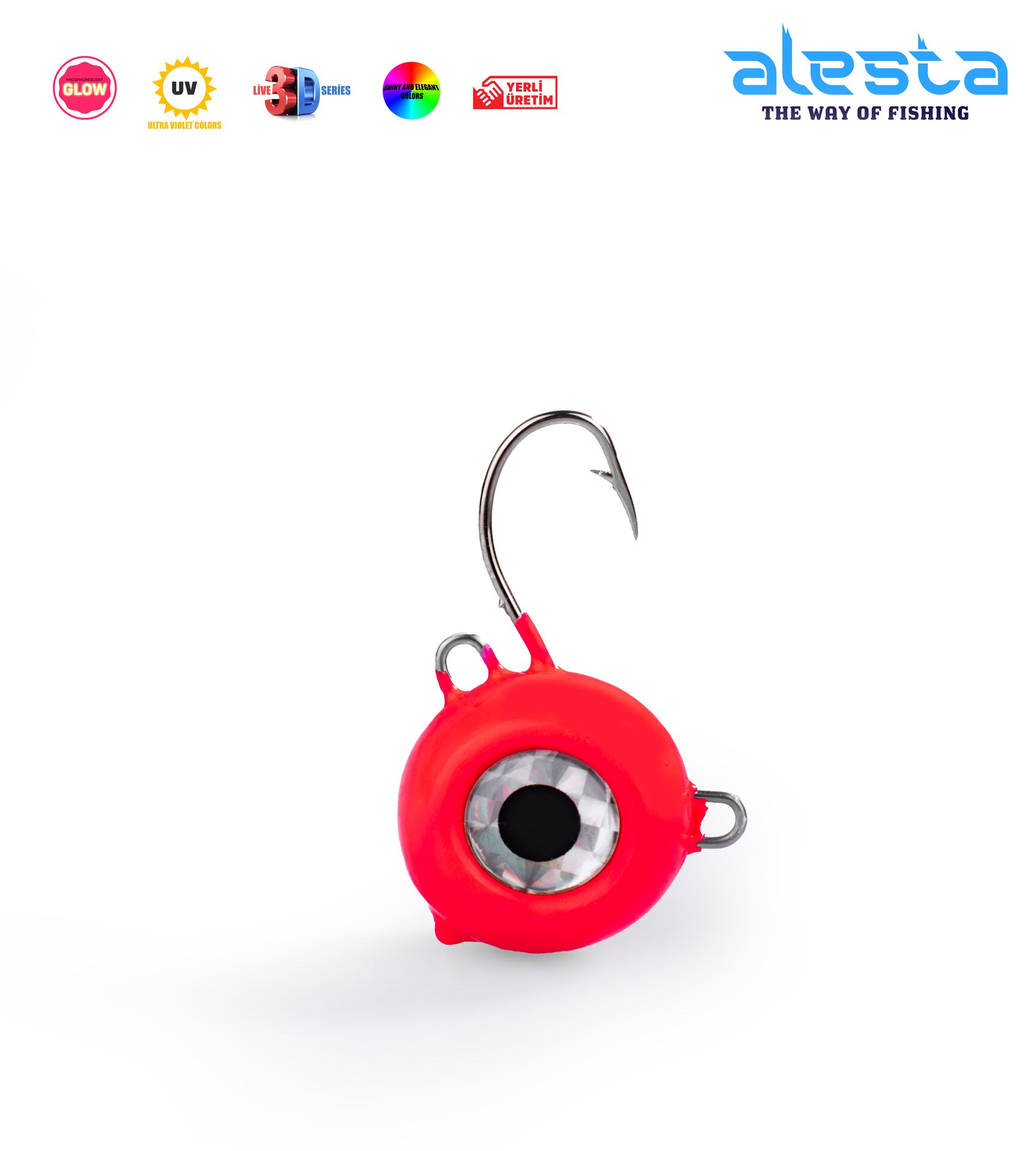 TENYA JIGHEAD 150G X6049 PEMBE GLOW