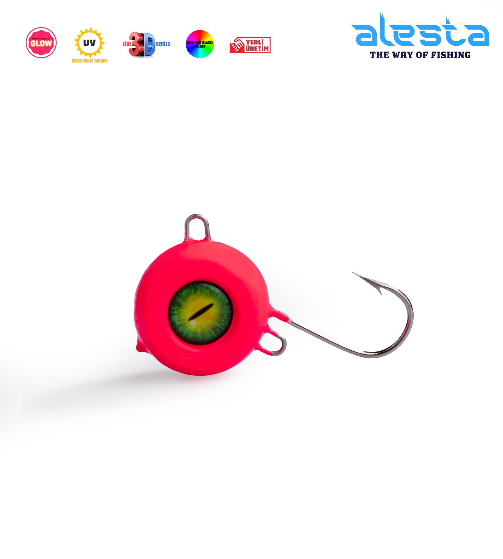 TENYA JIGHEAD 300G X6049 PEMBE GLOW