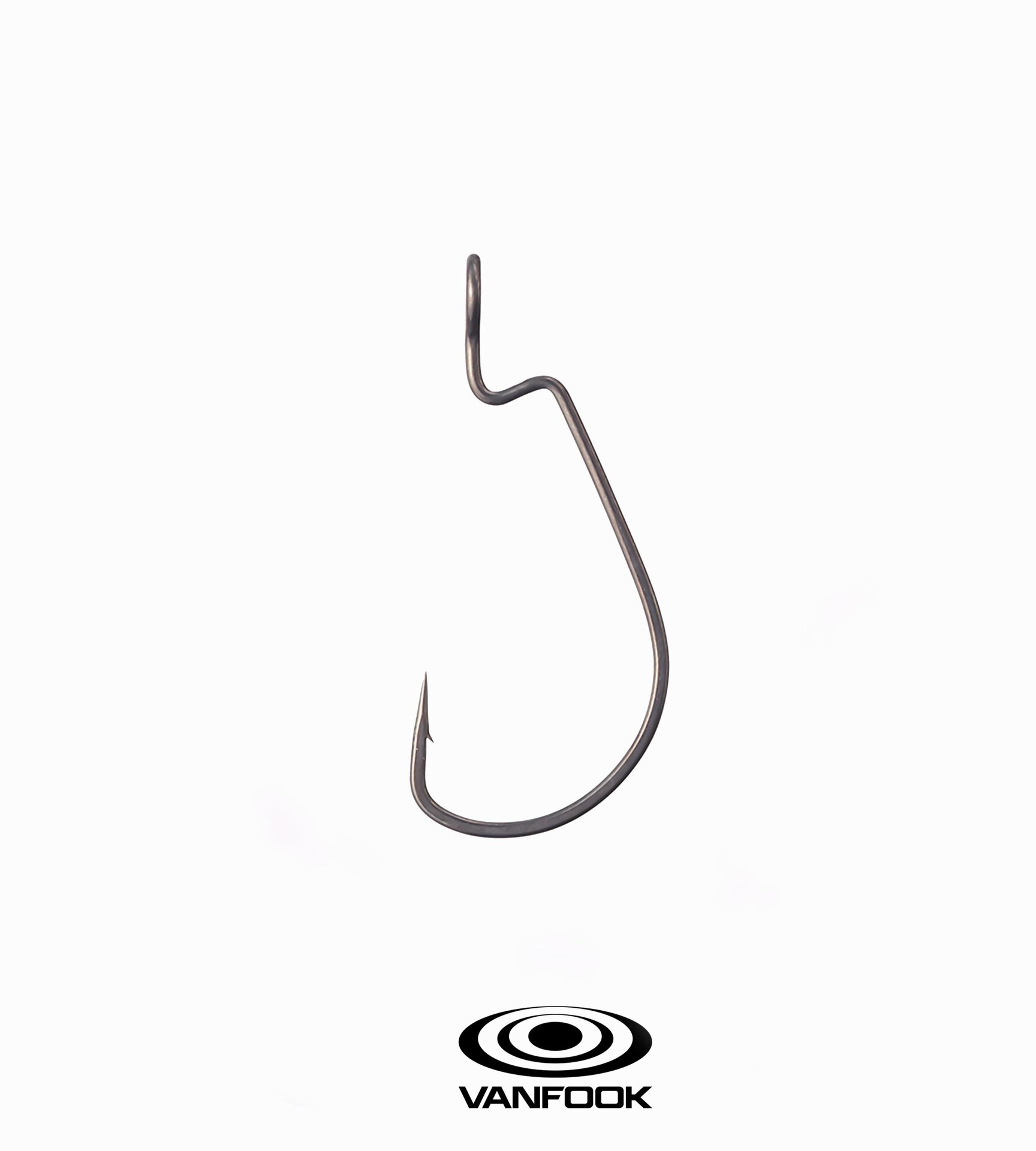 VANFOOK WORM-48F LARGE EYE FS BK 6P #2