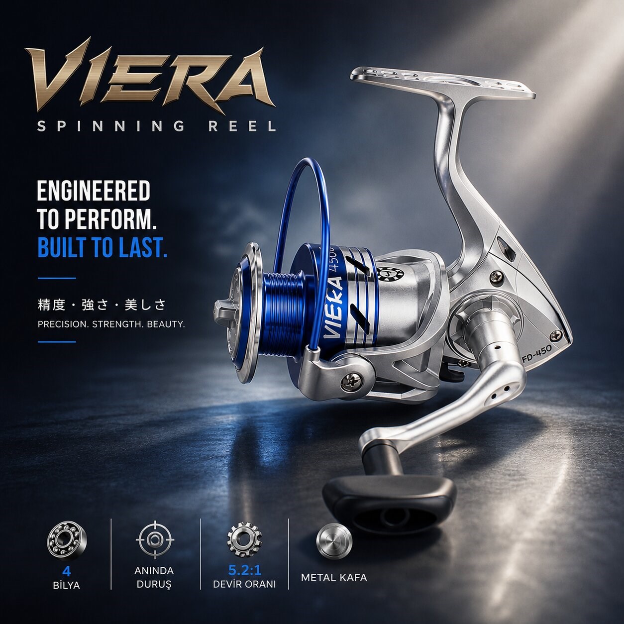 VIERA FD-430 AL KAFA CNC KOL 4BB