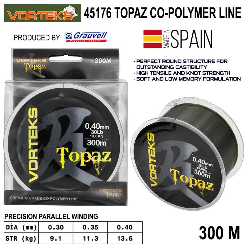 Vorteks 45176 Topaz 300m Sazan Misinası
