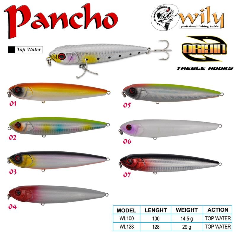 Wily Pancho 12.8 cm Maket Balık 29 gr