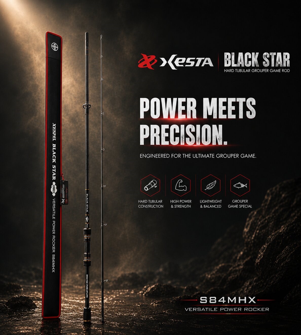 XESTA BLACKSTAR HARD S84MHX KAMIŞ 2.54M 7-35G