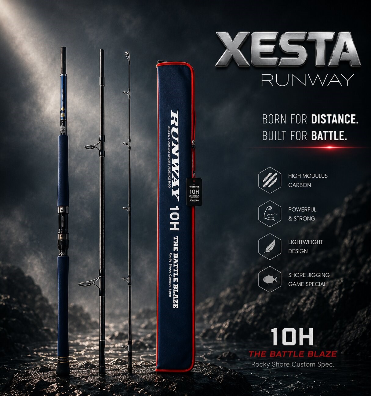 XESTA RUNWAY 23' 10H THE BATTLE BLAZE 3.05 MAX120G 3P