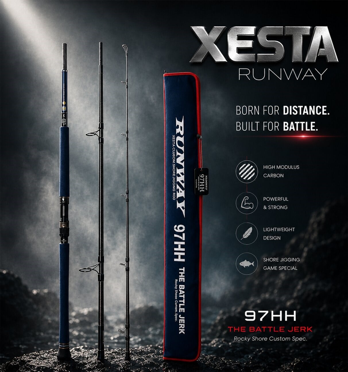 XESTA RUNWAY 23' 97HH THE BATTLE JERK 2.93M MAX150 3P