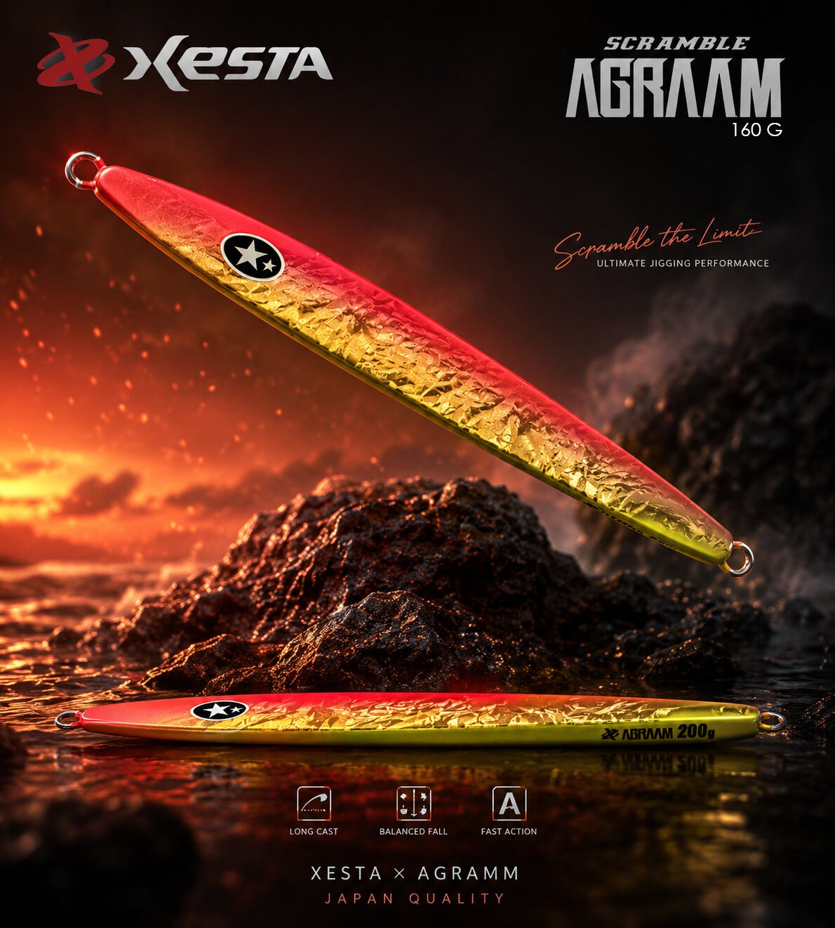 XESTA SCRAMBLE AGRAAM 160G JIG PCHGD