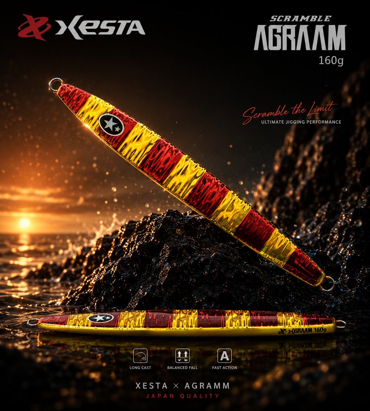 XESTA SCRAMBLE AGRAAM 160G JIG ZRGDL