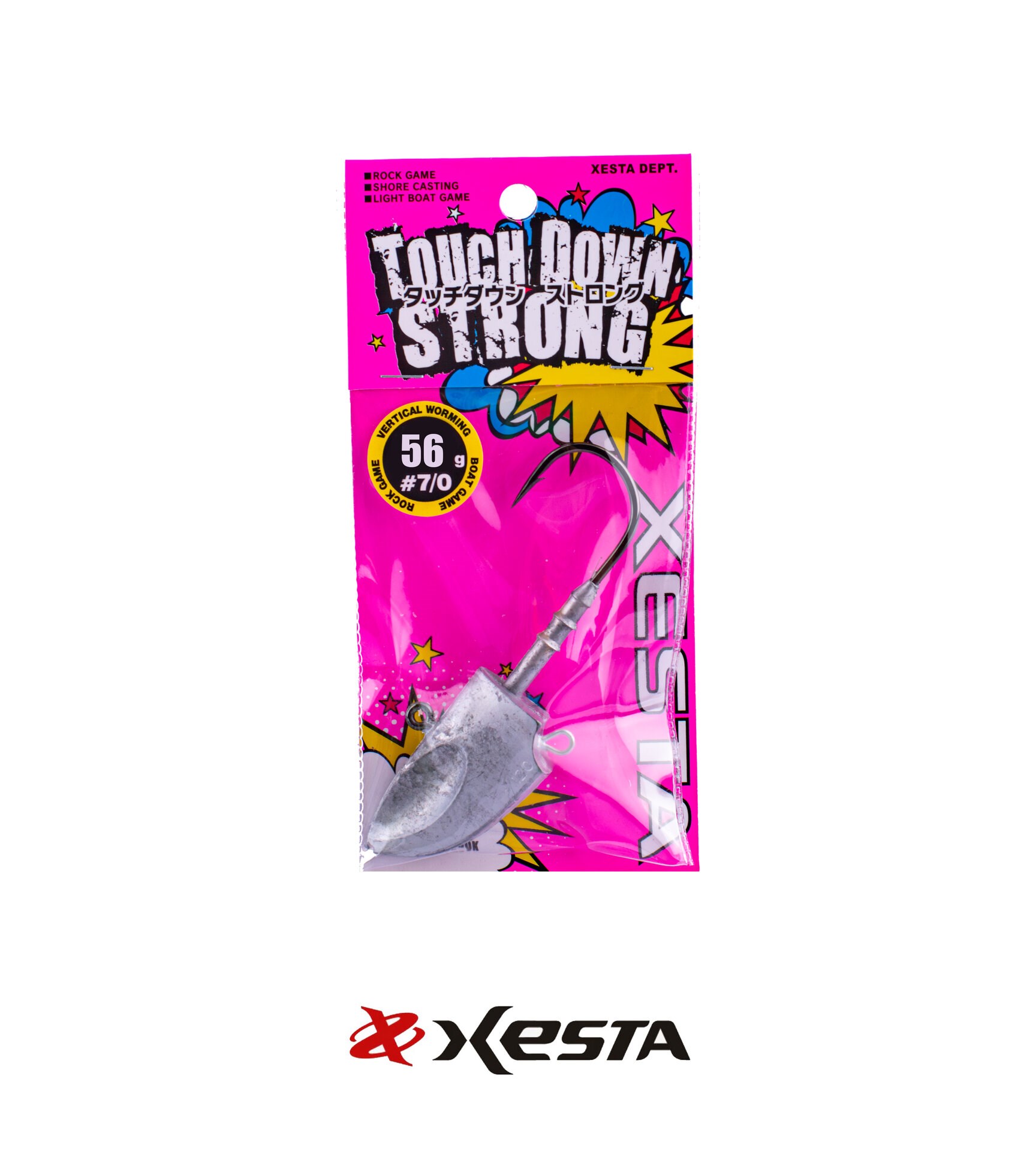 XESTA TOUCH DOWN STRONG JIGHEAD #7/0 2P 56G