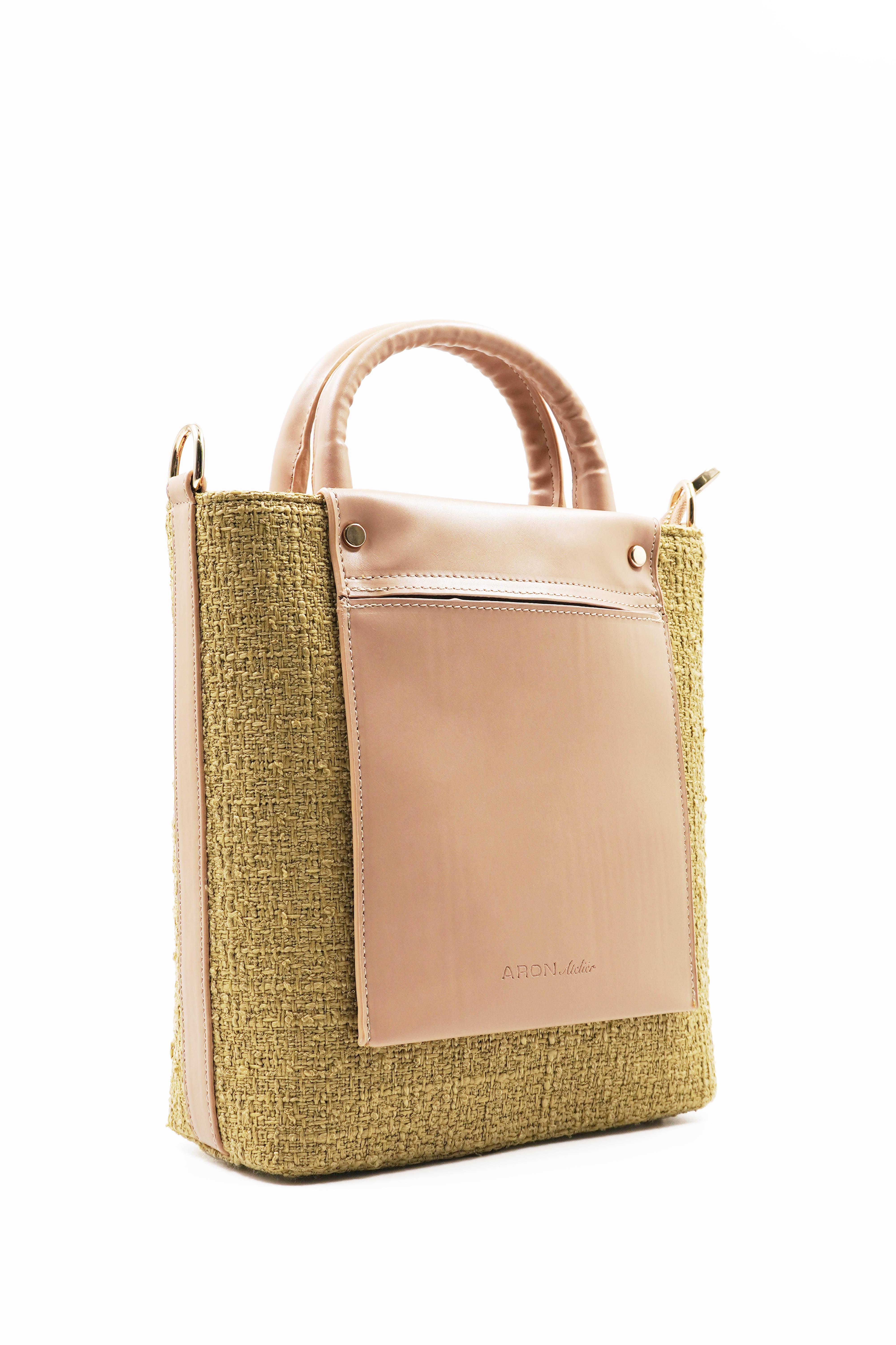 Valentina Özel Seri Vizon Ekose Detay Kadın Omuz Çantası
