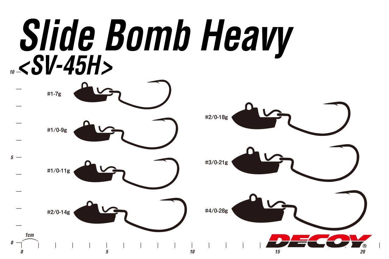 DECOY SV-45H Slide Bomb Heavy Jig Head